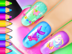 Žaidimas Coloring Book: Nail Art Salon