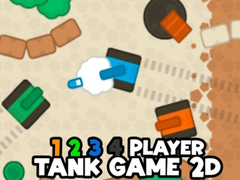 Žaidimas 1 2 3 4 Player Tank Game 2D