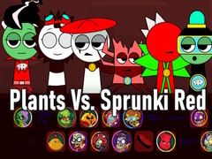 Žaidimas Plants Vs. Sprunki Red