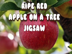 Žaidimas Ripe Red Apple on a Tree Jigsaw