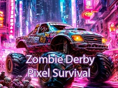 Žaidimas Zombie Derby Pixel Survival