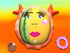 Žaidimas Makeup Fruits