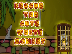 Žaidimas Rescue the Cute White Monkey