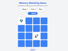Žaidimas Memory Matching Game