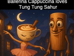 Žaidimas Ballerina Cappuccina loves Tung Tung Sahur