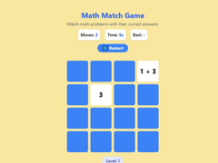Žaidimas Math Match Game