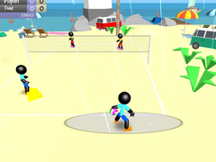 Žaidimas Stickman Beach Volleyball