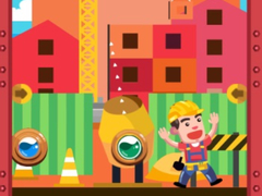 Žaidimas Construction Worker Bubble Shooter