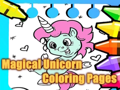 Žaidimas Magical Unicorn Coloring Pages