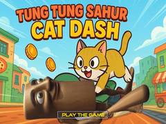 Žaidimas Tung Tung Sahur Cat Dash