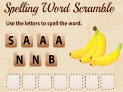 Žaidimas Spelling Word Scramble