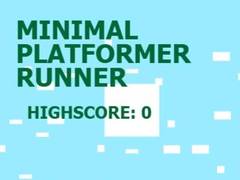 Žaidimas Minimal Platformer Runner