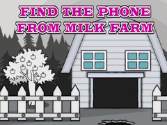Žaidimas Find The Phone From Milk Farm