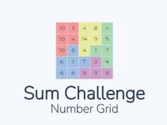 Žaidimas Sum Challenge Number Grid