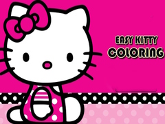 Žaidimas Easy Coloring Kitty