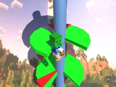 Žaidimas Chicken Jockey Helix Jump
