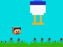Žaidimas Chicken Jockey Flappy Minecraft