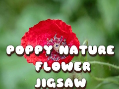 Žaidimas Poppy Nature Flower Jigsaw