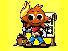Žaidimas Sprunki Torches Maze