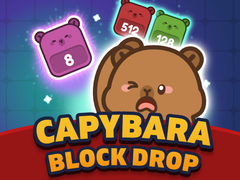 Žaidimas Capybara Block Drop
