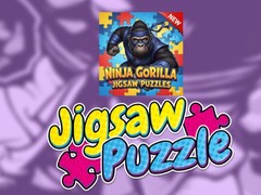 Žaidimas Ninja Gorilla Jigsaw Puzzles
