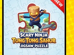 Žaidimas Scary Ninja Tung Tung Sahur Jigsaw Puzzle