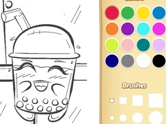 Žaidimas Boba Tea Coloring Book for Kids