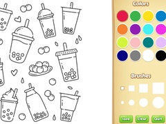 Žaidimas Cute Boba Coloring Book for Kids