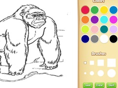 Žaidimas Zoo Animals Coloring Book for Kids