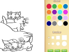 Žaidimas Cats Coloring Book For Kids