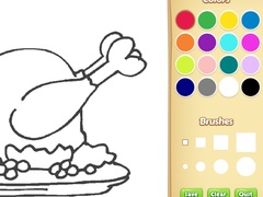 Žaidimas Food Coloring Book For Kids
