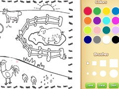 Žaidimas Farming Coloring Book For Kids