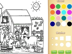 Žaidimas Farm Coloring Book For Kids