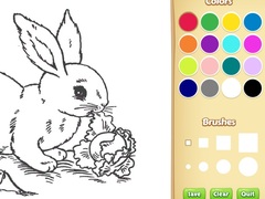 Žaidimas Bunny Coloring Book For Kids