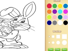 Žaidimas Easter Bunny Coloring Book for Kids