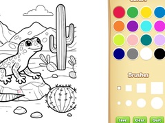 Žaidimas Desert Animals Coloring Book for Kids
