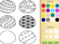 Žaidimas Easter Eggs Coloring Book for Kids