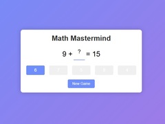 Žaidimas Math Mastermind