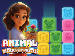 Žaidimas Animal Block Pop Puzzle
