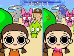 Žaidimas Sprunki and Squid Game Difference