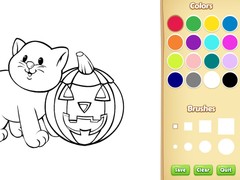 Žaidimas Halloween Coloring Book