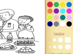 Žaidimas Wedding Coloring Book for Kids