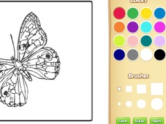 Žaidimas Butterflies Coloring Book for Kids
