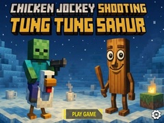 Žaidimas Chicken Jockey Shooting Tung Tung Sahur
