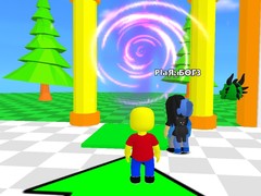 Žaidimas Roblox: The Floor is LAVA Challenge