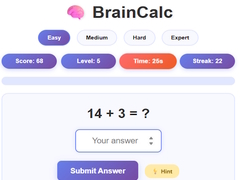 Žaidimas BrainCalc