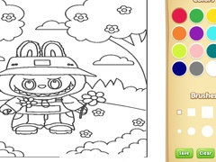 Žaidimas Labubu Coloring Book For Kids