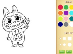 Žaidimas Labubu Doll Coloring Book for Kids