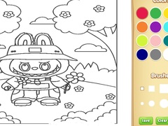 Žaidimas Cute Labubu Coloring Book for Kids
