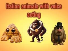 Žaidimas Italian animals with voice acting